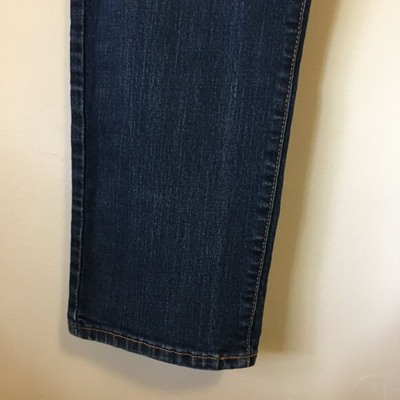 Old Navy Classic Original Dark Blue Mid Rise Short Denim Jeans - Picture 5 of 14